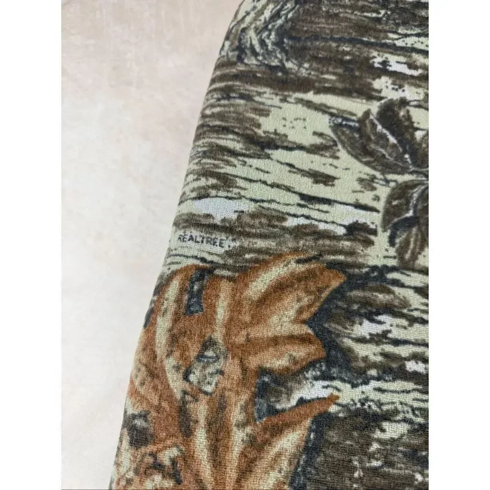 Vintage Realtree Camouflage Fabric Thick Fleece 55x80”